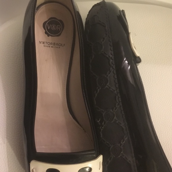 VIKTOR & ROLF couture flatform patent loafers RARE - Picture 8 of 8